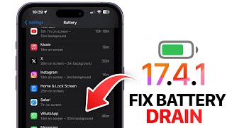 FIX Battery DRAIN on iPhone - iOS 17.4.1