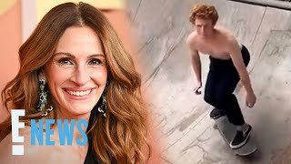Julia Roberts' Son Phinnaeus Shows Off Skateboard Skills in Rare Video | E! News