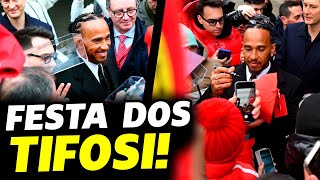 VÍDEO: VEJA COMO HAMILTON FOI RECEBIDO PELA TORCIDA DA FERRARI EM MARANELLO | FÓRMULA 1 | GP EM CASA