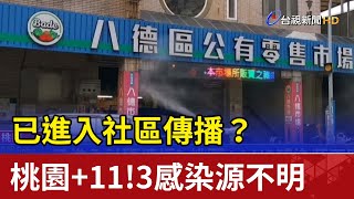 已進入社區傳播？ 桃園+11!3感染源不明