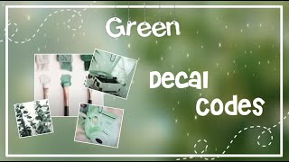 Roblox Green Aesthetic Decal Id S - aesthetic roblox decal id