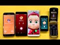 Motorola Razr V8 + Samsung Galaxy S24 Ultra + Xiaomi Mi N5 + Meizu Pro 7 + Galaxy S7 Incoming call