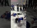 josh allen and sean mcdermott make snow angels after winning the afc east shorts billsmafia