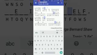 Cryptogram Puzzle #6 Android Quote Answer