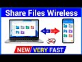 How To Transfer Files From Mobile To Laptop Without Data Cable | Mobile to computer File Transfer