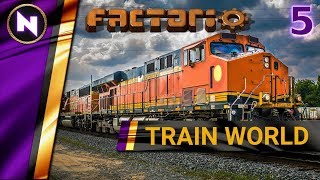 Factorio 0.17 Train World #5 TRAIN STATION DESIGN PROCESS