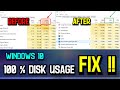 ➢Fix 100% disk usage in windows 10 | High disk usage problem fix | 2021 |