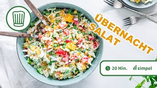 Übernachtsalat als perfekte Beilage zum Grillen | Chefkoch