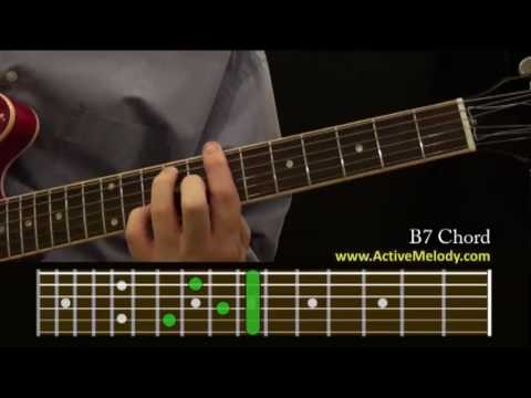 How To Play A B7 Chord On The Guitar - YouTube