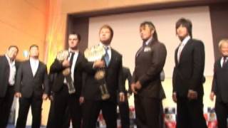 2010.12.14 WRESTLE KINGDOM 5 PRESS CONFERENCE