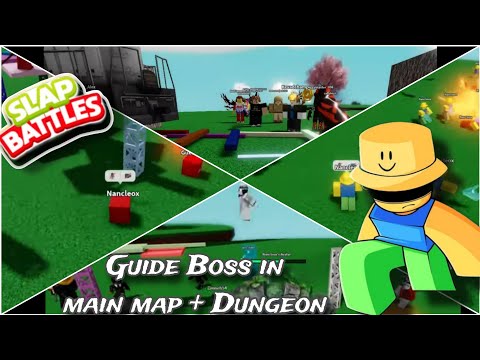 Instructions for boss fight and dungeon recreated in the main arena! | Slap Battles Roblox