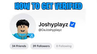 How to Get VERIFIED on Roblox in 2026