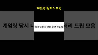 계엄령 당시 원피스 갤러리 드립모음