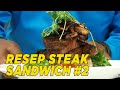 Daging Rib eye ini mau dibuat Teriyaki steak sandwich yang nikmat banget | GULA GULA