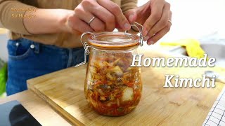 Making Kimchi 해외에서 간단하게 김치 만들기