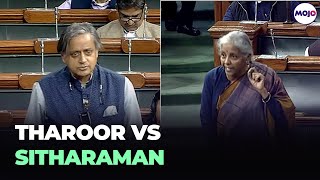 "I Never Sit On Files" | Nirmala Sitharaman To Shashi Tharoor Over Pending Dues For GST Compensation