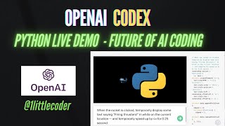 OpenAI Codex - Python Live Demo - Future of AI Coding