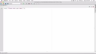 16. Reading keyboard input with the input() function - Learn Python