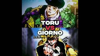 Toru (Wonder of U) Vs Giorno (G.E.R) #anime #edit #jojo #toru #giorno #1v1 #vs #wonderofu #jjba #amv