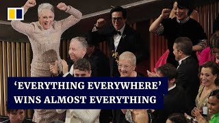 'Everything Everywhere All At Once' dominates at the Oscars