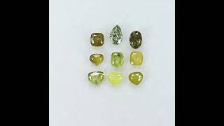 1.34 CT/9 Pcs Mix Shape Diamond Mix Color Natural Loose Diamond