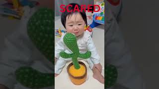 Baby Scared | Cute Baby Scared #youtubeshorts #babycrying #babylaughing #babyscared