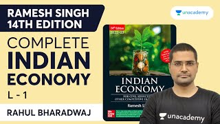 Complete Indian Economy for UPSC CSE | L-1 | Ramesh Singh 14th Edition | Rahul Bhardwaj