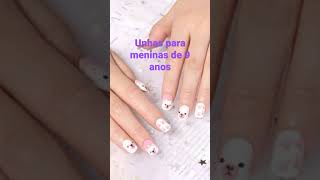 unhas para meninas de 9 anos