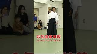 合気道養神館 本部道場 最高師範 本部道場長 木村孝　Takashi Kimura Aikido Yoshinkan Honbu Dojocho/Highest Shihan  #shorts