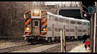 Virginia Railway Express in Alexandria, V.A. Deadheading to Washington, D.C. Union Station