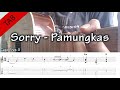 Sorry - Pamungkas (Fingerstyle Guitar Cover Tutorial Tab) | Pandji Iman S