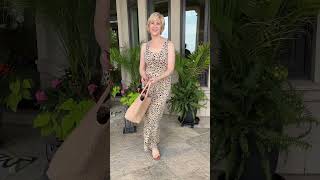 See how I style this beautiful Leopard print maxi dress