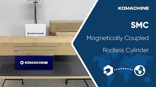 SMC / Magnetically Coupled Rodless Cylinder (CY3RG40-600-A93L) / INV-07276