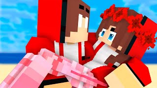 JJ`s Girl Became DARK MERMAID LOVE STORY - Maizen Minecraft Animation
