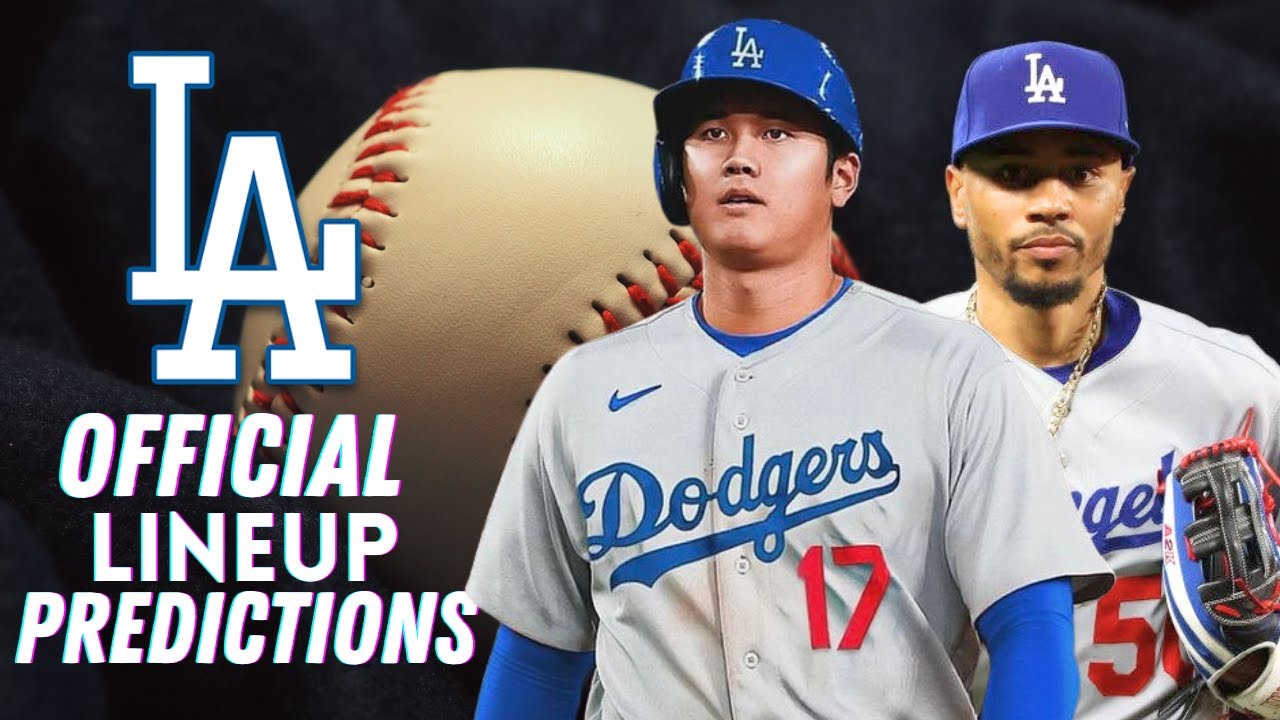 OFFICIAL 2024 Dodgers Lineup PREDICTIONS.. - YouTube