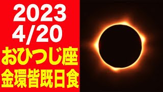 法律や外交が焦点！？2023/4/20はおひつじ座金環皆既日食！個人・社会への影響を徹底解説！【牡羊座新月 日蝕】