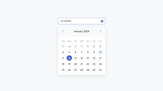 📅 Custom DatePicker from Scratch Using HTML, CSS & JavaScript | Step-by-Step Tutorial (No Libraries)