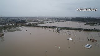 台風１９号　茨城県では５河川１２カ所、決壊