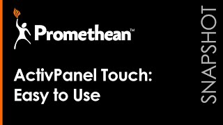 ActivPanel: Easy to use