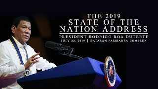 State of the Nation Address (SONA) 2019 07/22/2019