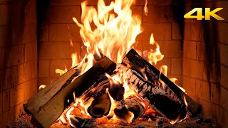 🔥 Warm Fireplace Ambience: Crackling Fire Sounds for Deep Relaxation and Cozy Comfort \u0026 Sleep 4K