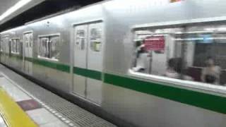 東京メトロ６０００系(２次車)　多摩急行　千代田線(警笛あり)