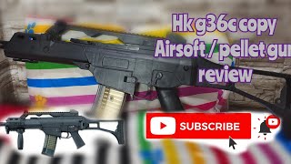 #G36c #airsoft # pelletgun hk G36 spring type airsoft / pellet gun review