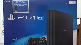 PS4 Pro 4k 1tb Console Unboxing