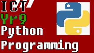 Yr 9 - Python Programming - Lesson 1