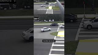Driver 'stuck on reverse' in Florida roadway