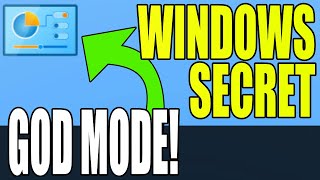 Windows Secret God Mode In Windows 10/11