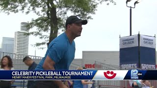 Annual celebrity pickleball challenge gets underway at Summerfest