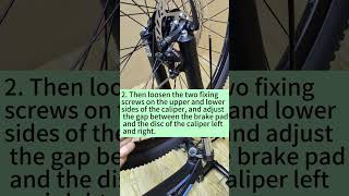 E·Bycco How to adjust the mechanical disc brakes for E8/E9/EB7?