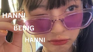 Hanni being hanni for almost 3 minutes